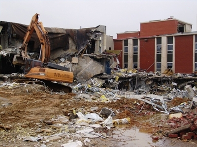 Demo Progress 99 building 1-17-08