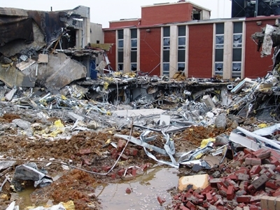 Demo Progress 99 building 1-17-08